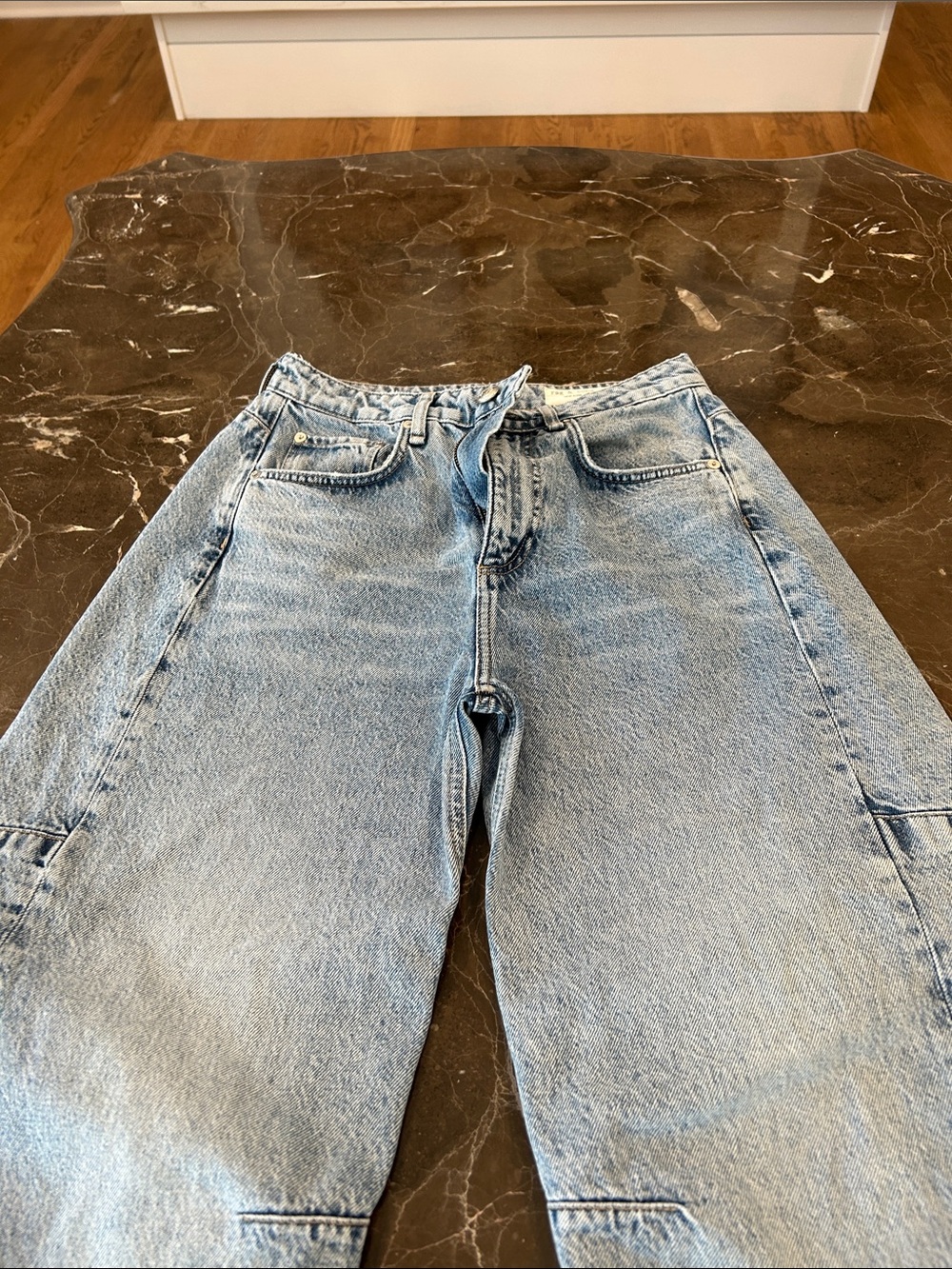 rag & bone Light Blue Barrel Jeans - Picture 11 of 11